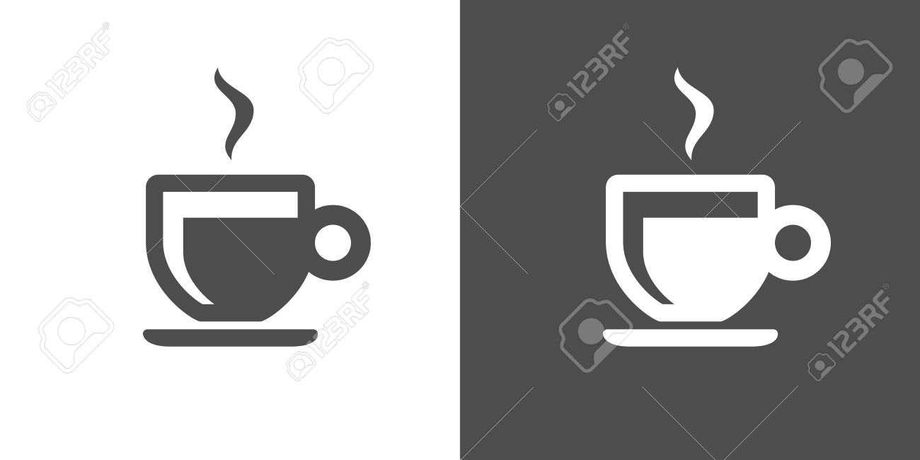 Espresso Icon Two Tone Version Of Vector On White And Black Background Espresso Icon Two Tone Version Of Vector On White And Black Background