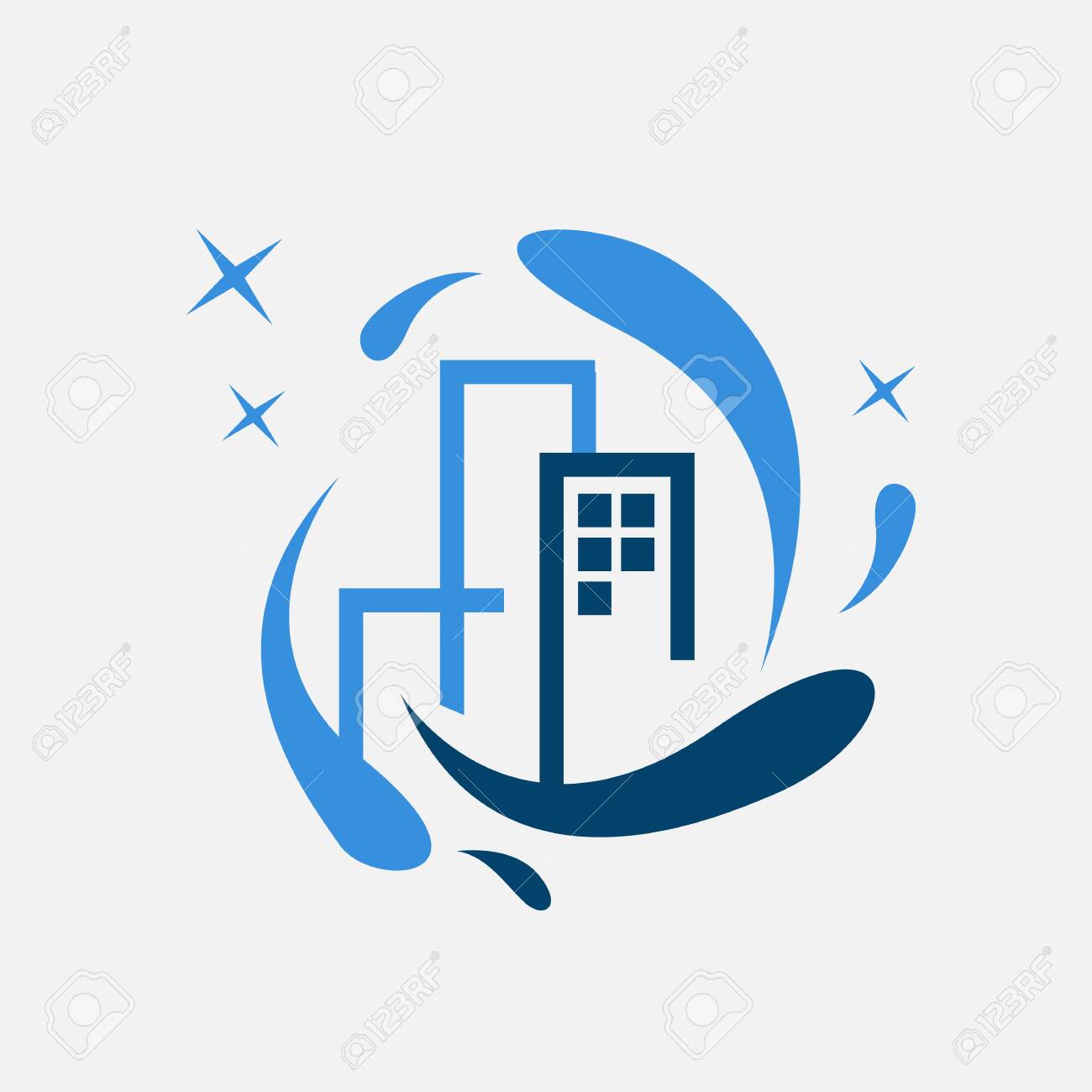 house cleaning logo icon design vector template isolated free house cleaning logos
