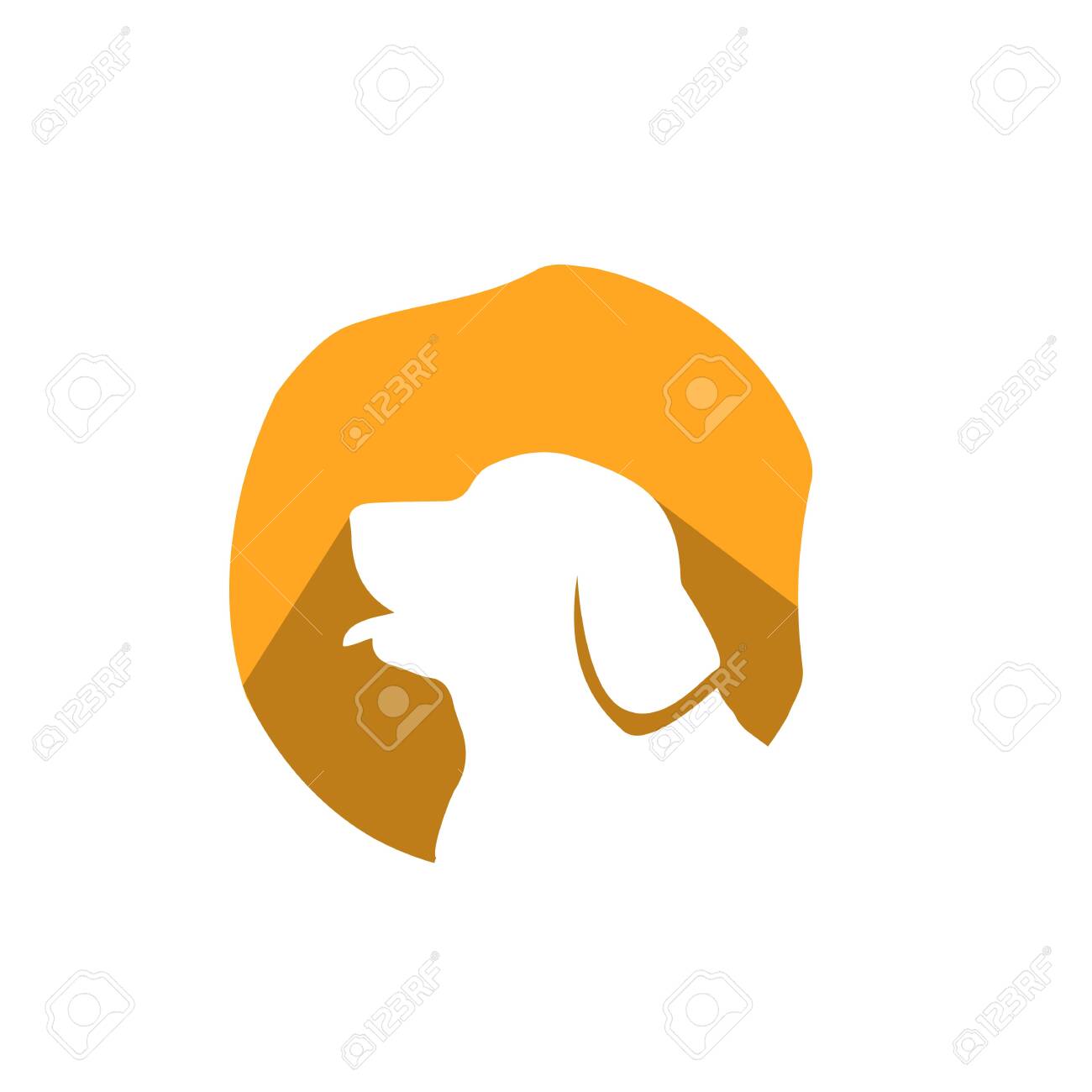 Silhouette Of Golden Retriever Dog Logo Vector. Stylish Golden Retriever  Letter With Dog Head Element Design Concept Royalty Free SVG, Cliparts,  Vectors, and Stock Illustration. Image 136272474., image size:1300x1300