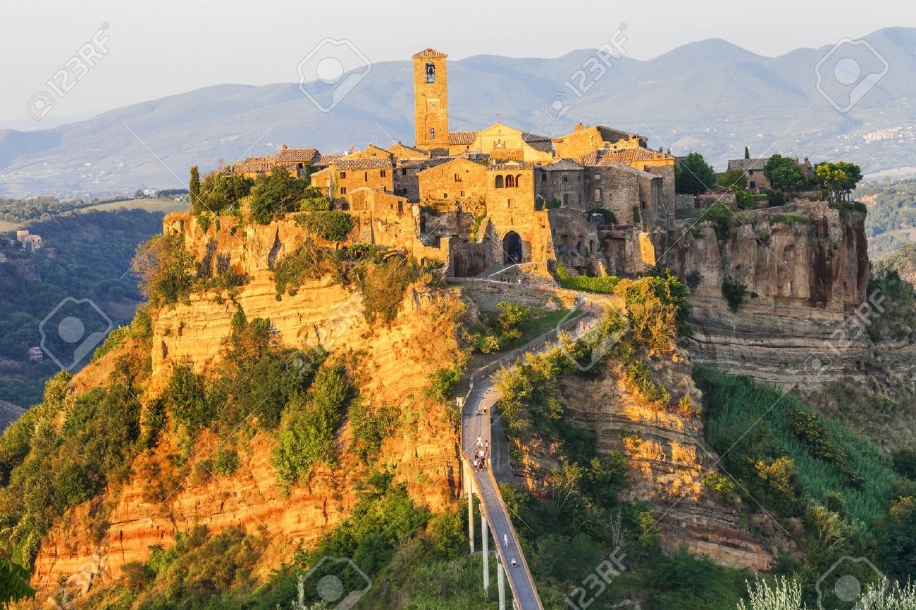 Ancient Civita Di Bagnoregio - Ghost Town,italy Stock Photo, Picture ... Ancient Civita Di Bagnoregio - Ghost Town,italy Stock Photo, Picture ...
