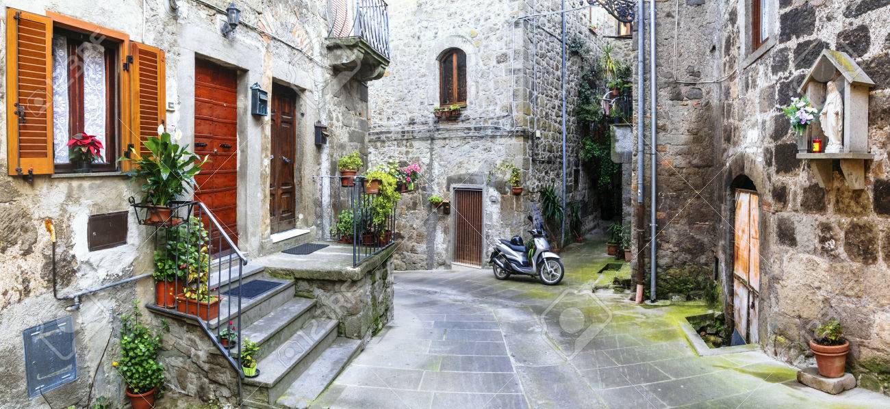 charming streets of old italian villages, Vitorchiano - 53846645 charming streets of old italian villages, Vitorchiano - 53846645