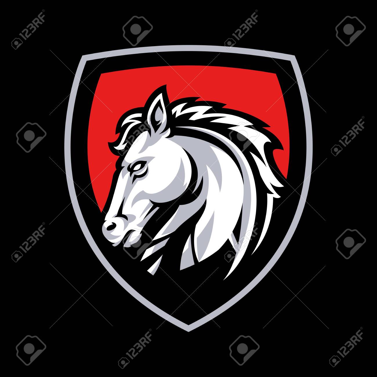 Horse Mascot Logo Sport Royalty Free SVG, Cliparts, Vectors, And Stock  Illustration. Image 131790368.