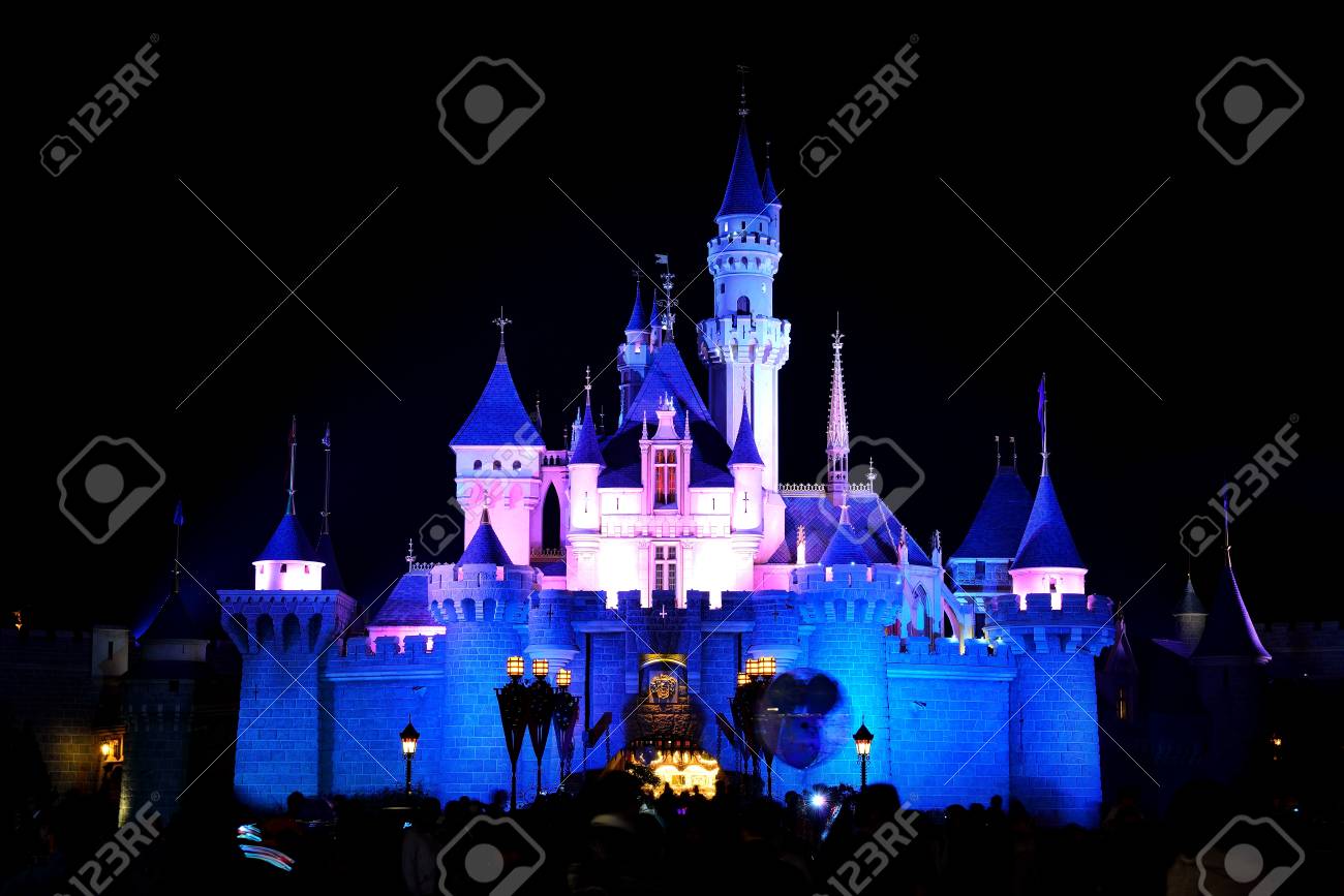 香港ディズニーの夜景 の写真素材 画像素材 Image