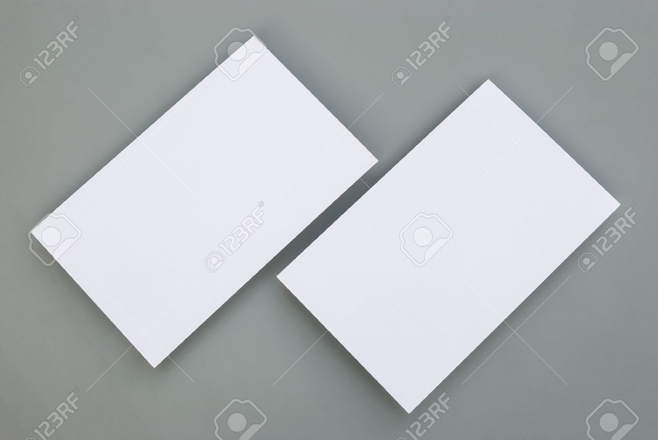 blank business card stock
