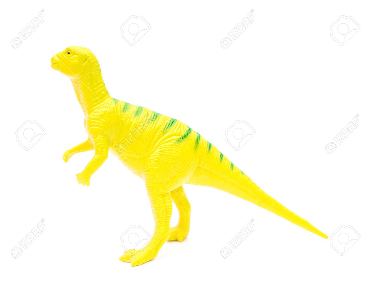yellow dinosaur toy