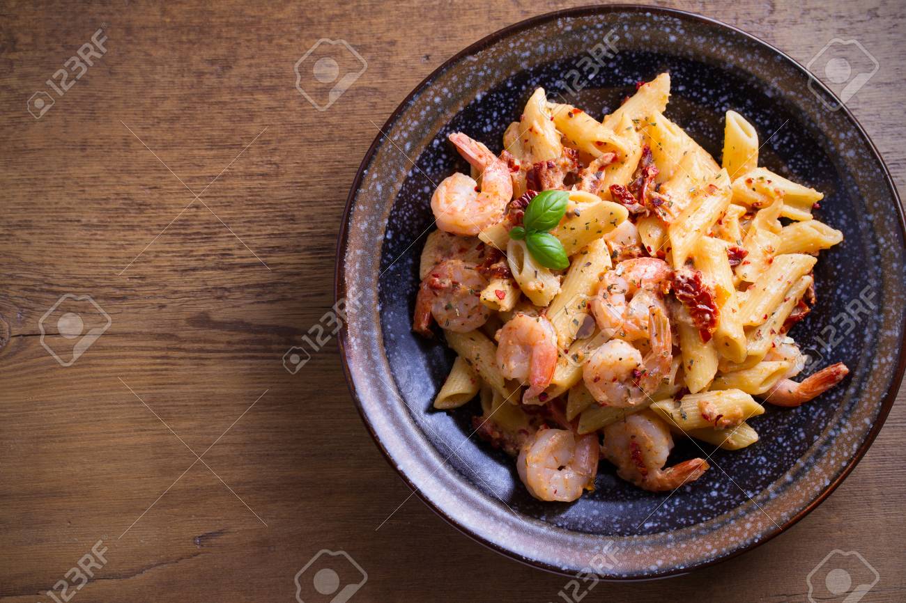 Inspiring Creamy Mozzarella Shrimp Pasta Pictures