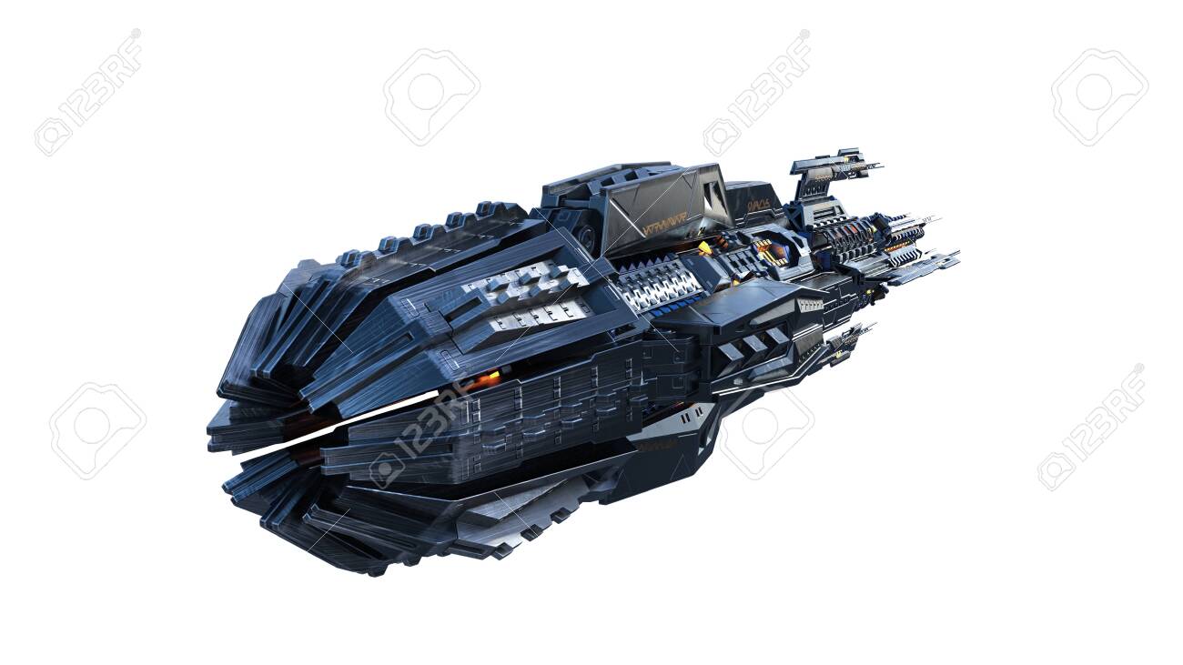 Alien Mother Ship, UFO Spacecraft In Flight Isolated On White Background,  Rear View, 3D Rendering Stock Photo, Picture and Royalty Free Image. Image  133027211., image size:1300x731