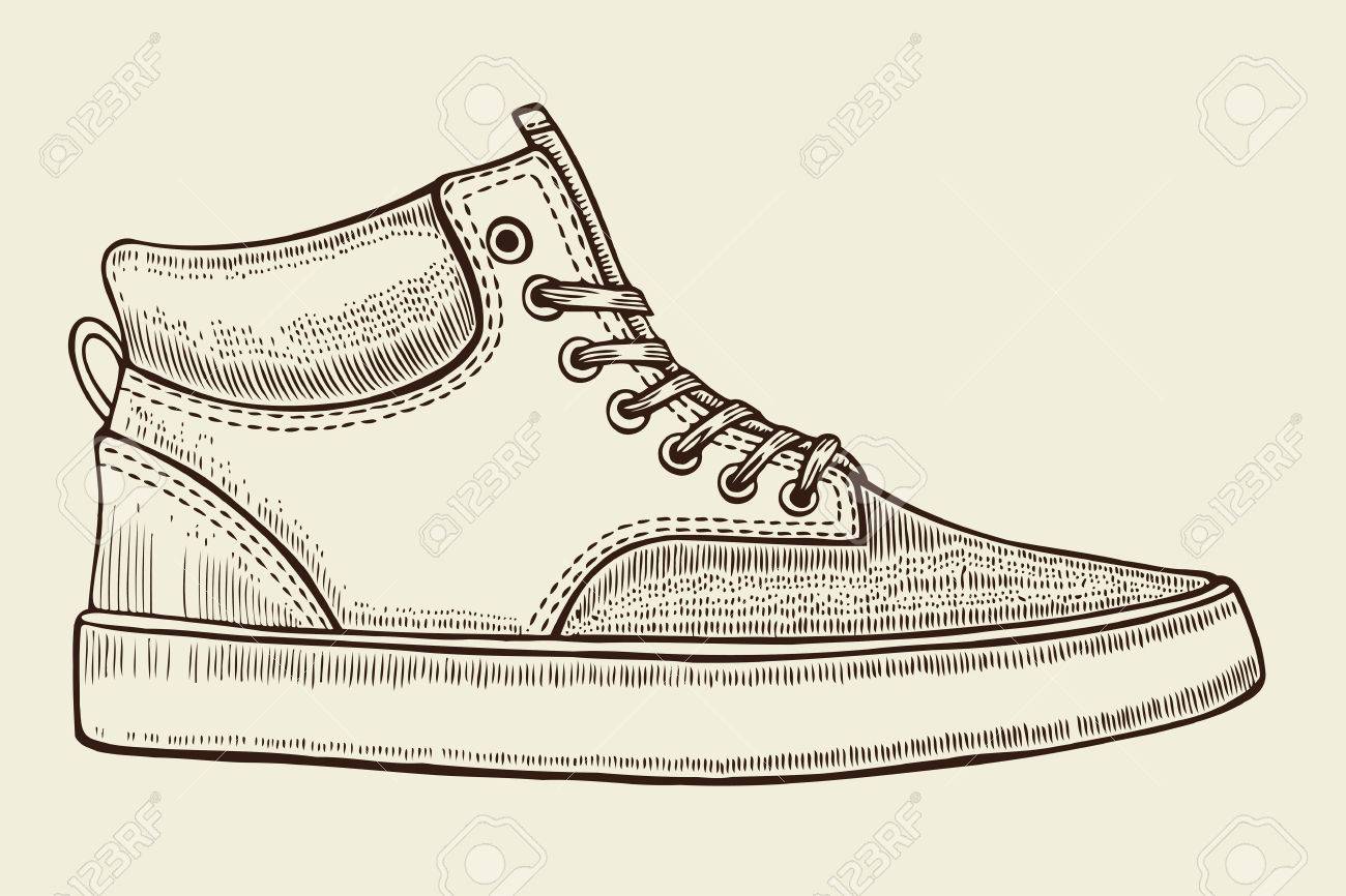 SportSport Croquis Les Des IllustrationVêtements Hommes Chaussures Et L'étéVector Pour Main Dessiné De oeBrdCx