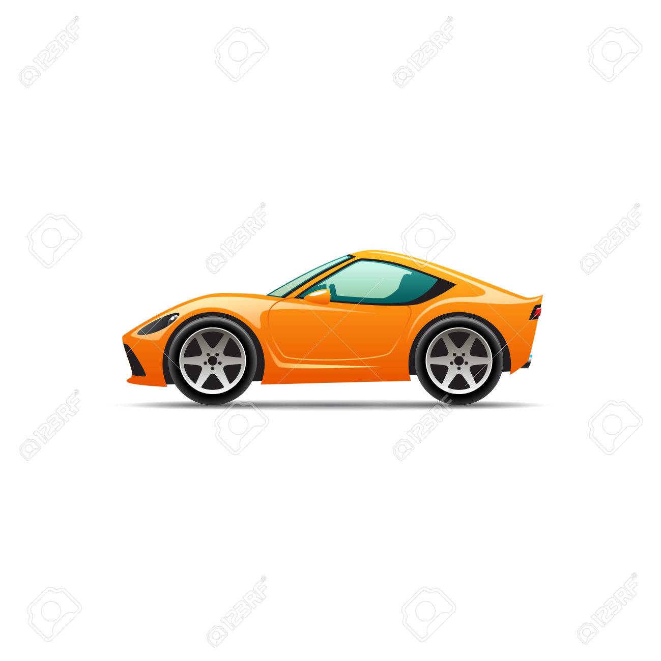 Vector Cartoon Sport Car Royalty Free Cliparts Vectors And Stock Illustration Image