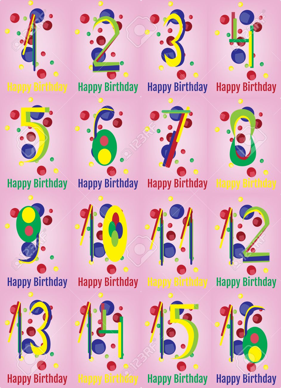 Carte De Joyeux Anniversaire Joyeux Anniversaire Vecteur D Impression Papier D Emballage Numerique Affiche Anniversaire De Bebe Birthday Party Decoration Adolescent Avec Colorful Backdrop Confetti Rose Clip Art Libres De Droits Vecteurs Et