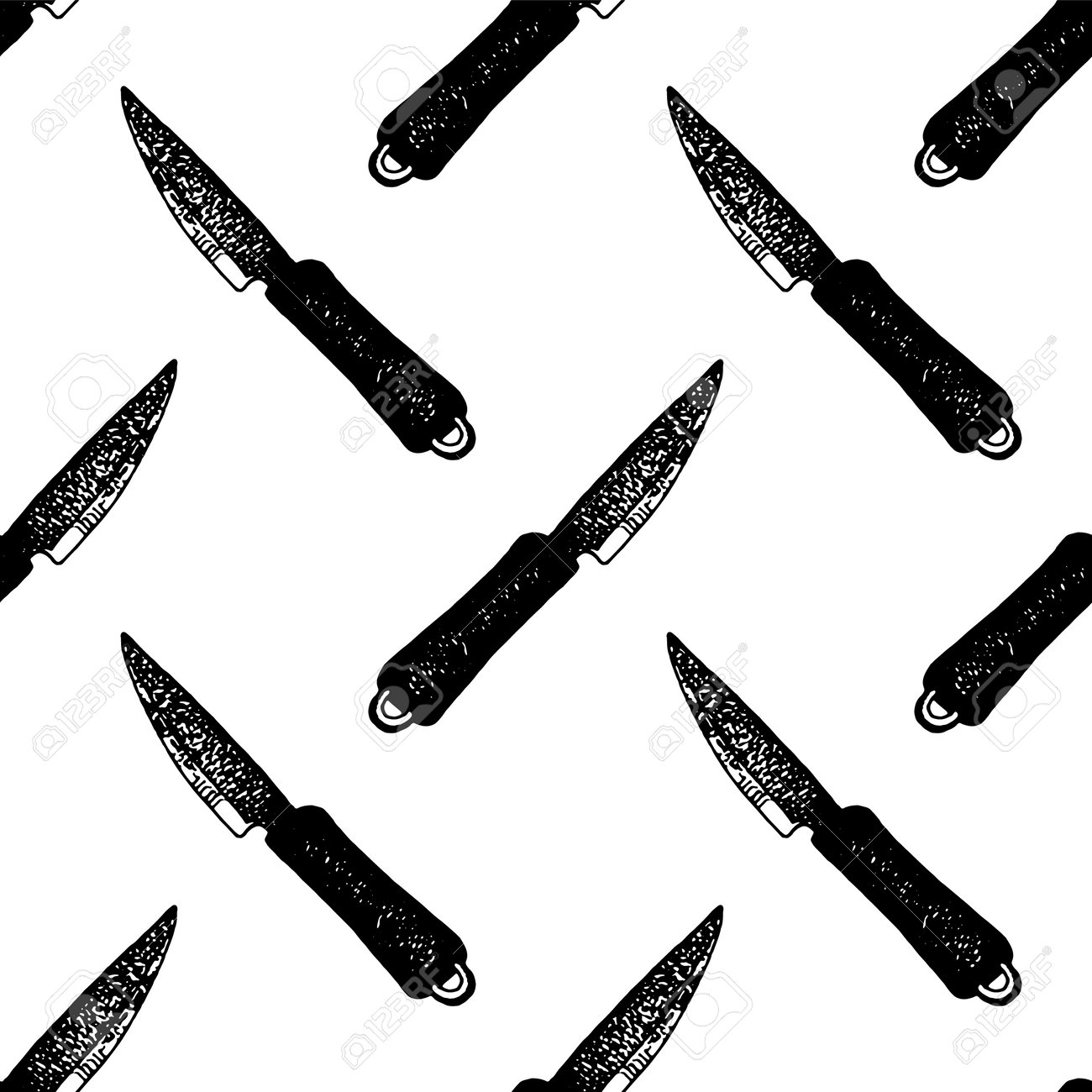 Hand Drawn Vector Illustration Of Kitchen Knife Royalty Free SVG, Cliparts,  Vectors, and Stock Illustration. Image 196062887., image size:1300x1300