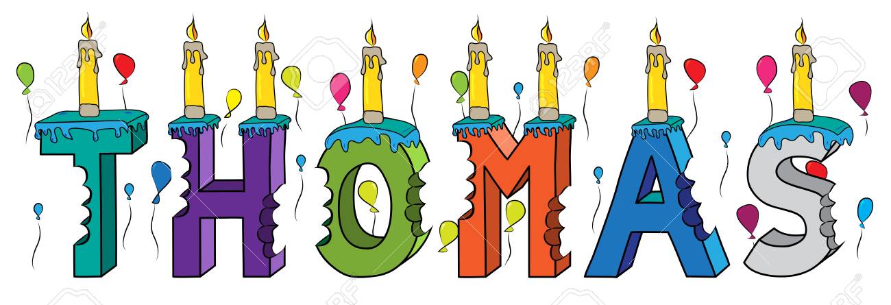 Thomas Prenom Masculin Mordu Colore 3d Lettrage Gateau D Anniversaire Avec Des Bougies Et Des Ballons Clip Art Libres De Droits Vecteurs Et Illustration Image Thomas Prenom Masculin Mordu Colore 3d Lettrage Gateau D Anniversaire Avec Des Bougies Et Des Ballons Clip Art Libres De Droits Vecteurs Et Illustration Image