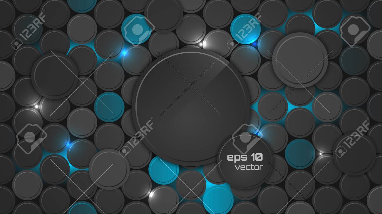 Abstract Background Or Pc Desktop Wallpaper Vector Illustration With Circle Pattern And Backlighting Royalty Free Cliparts Vectors And Stock Illustration Image