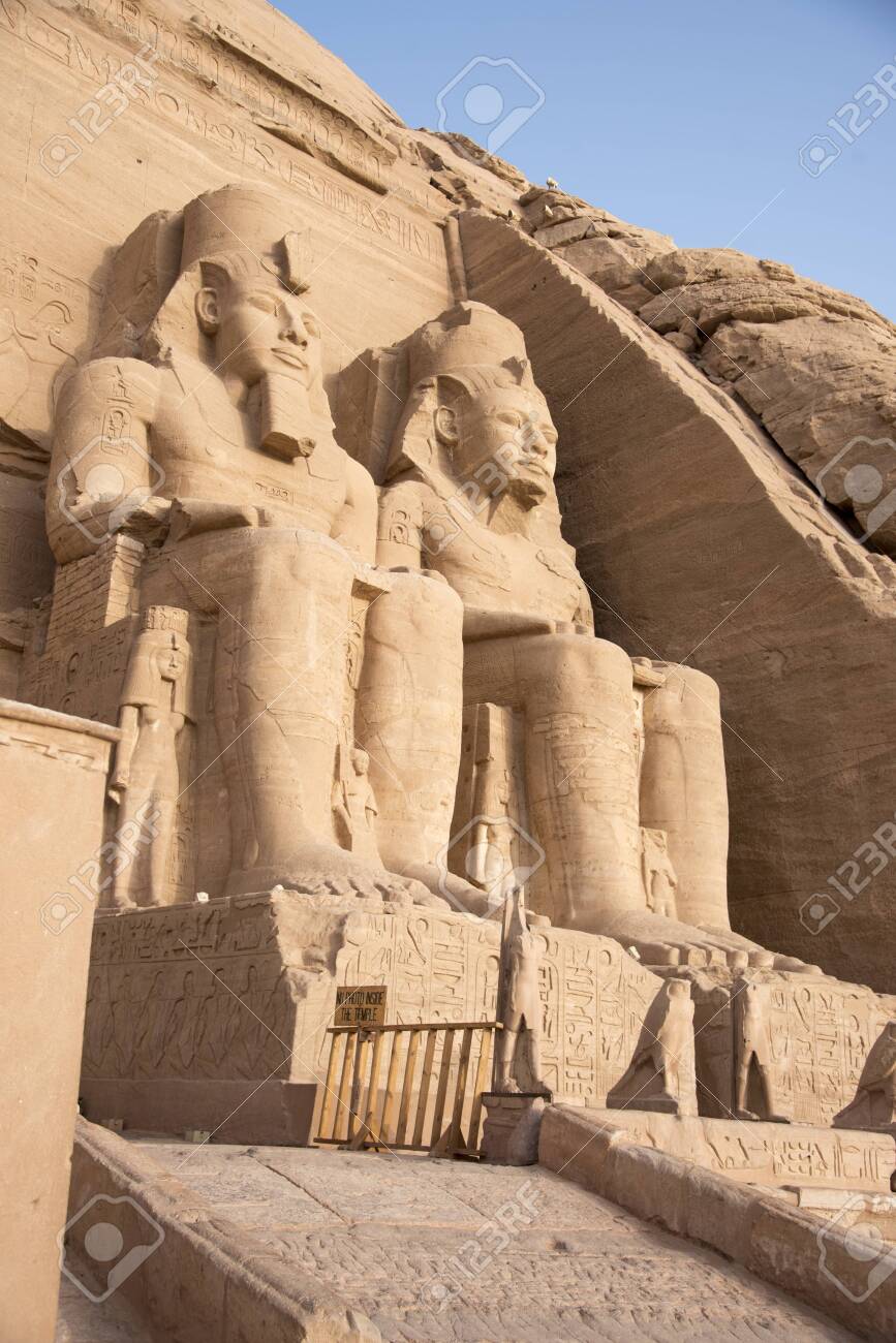 Ancient Egyptian Temple Built By Ramses Ii Carved In The Stone Stock Photo Picture And Royalty Free Image Image 143650441