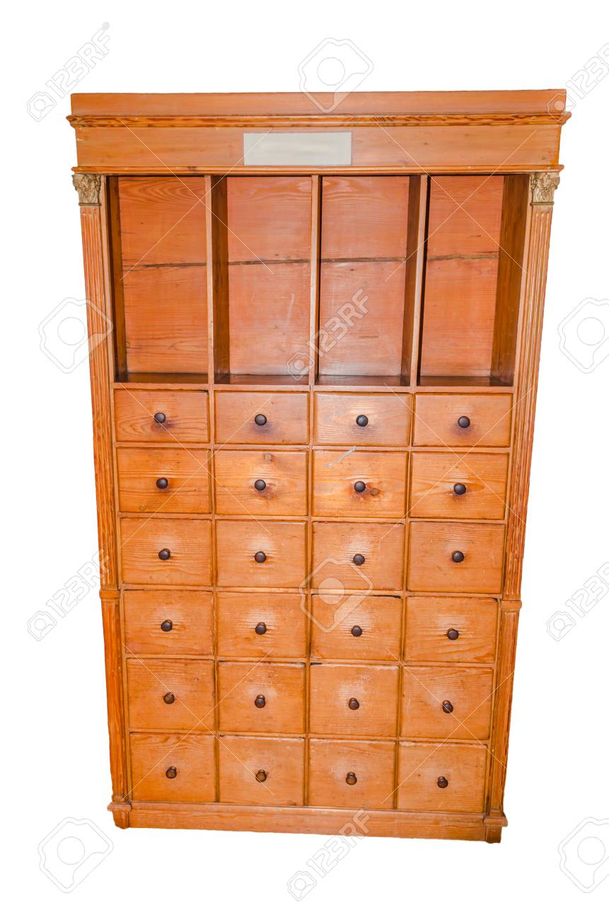 Closeup Of A Very Old Antique Apothecary Cabinet. Stock Photo Closeup of a very old antique apothecary cabinet. Stock Photo - 69439027 - Closeup Of A Very Old Antique Apothecary Cabinet. Stock Photo