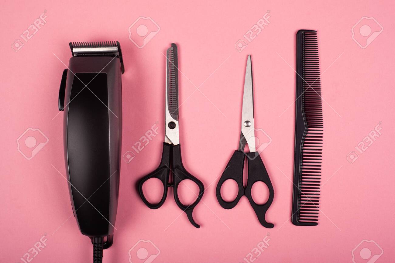 hairdressing clippers and scissors