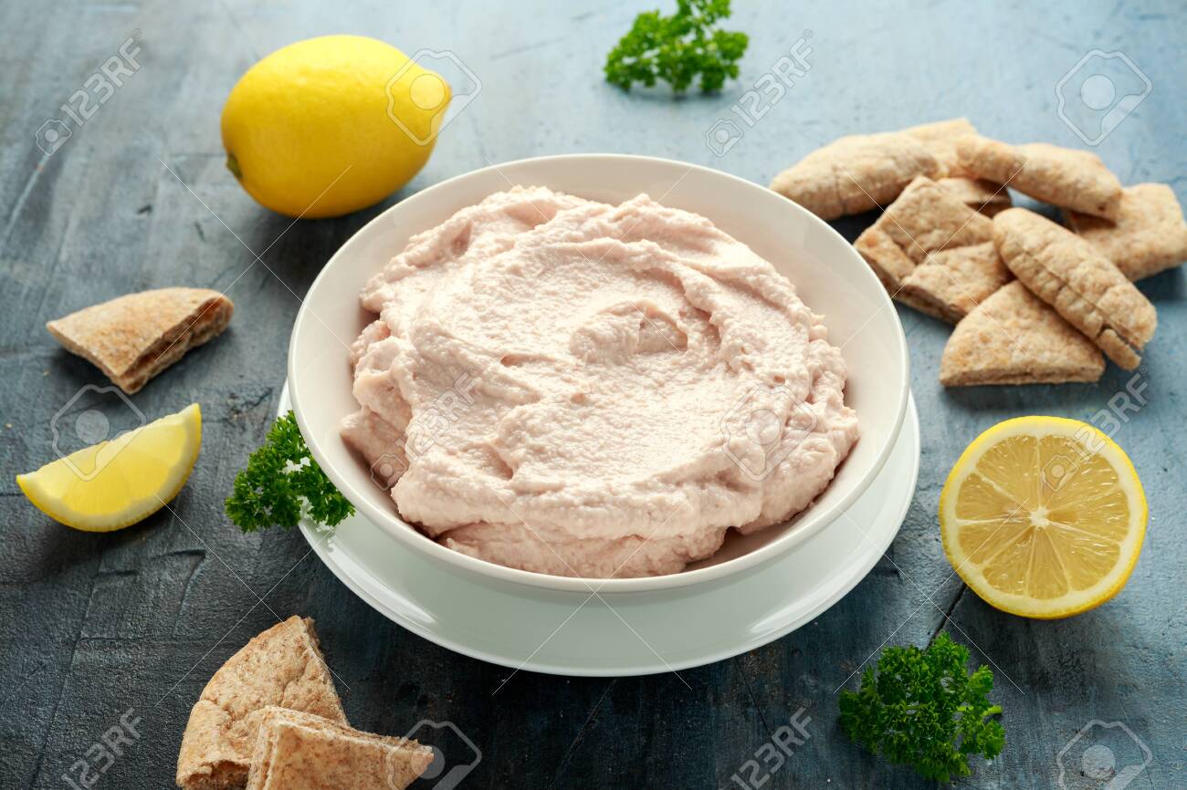Taramasalata Dip Made With Fish Roe In White Bowl Stock Photo Picture And Royalty Free Image Image Taramasalata Dip Made With Fish Roe In White Bowl Stock Photo Picture And Royalty Free Image Image