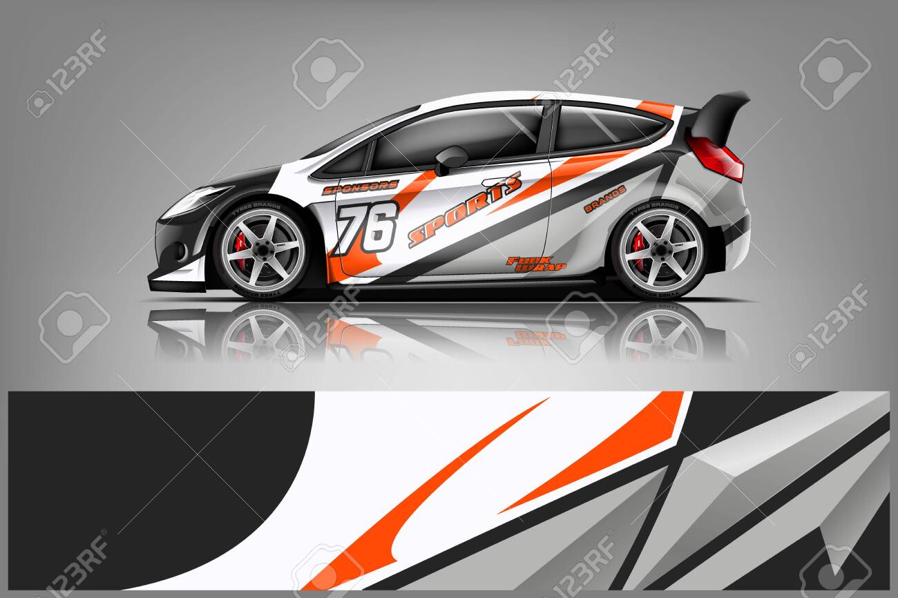Car decal wrap design vector. Graphic abstract stripe racing background kit designs for vehicle, race car, rally, adventure and livery - Vector - 125574407 Car decal wrap design vector. Graphic abstract stripe racing background kit designs for vehicle, race car, rally, adventure and livery - Vector - 125574407