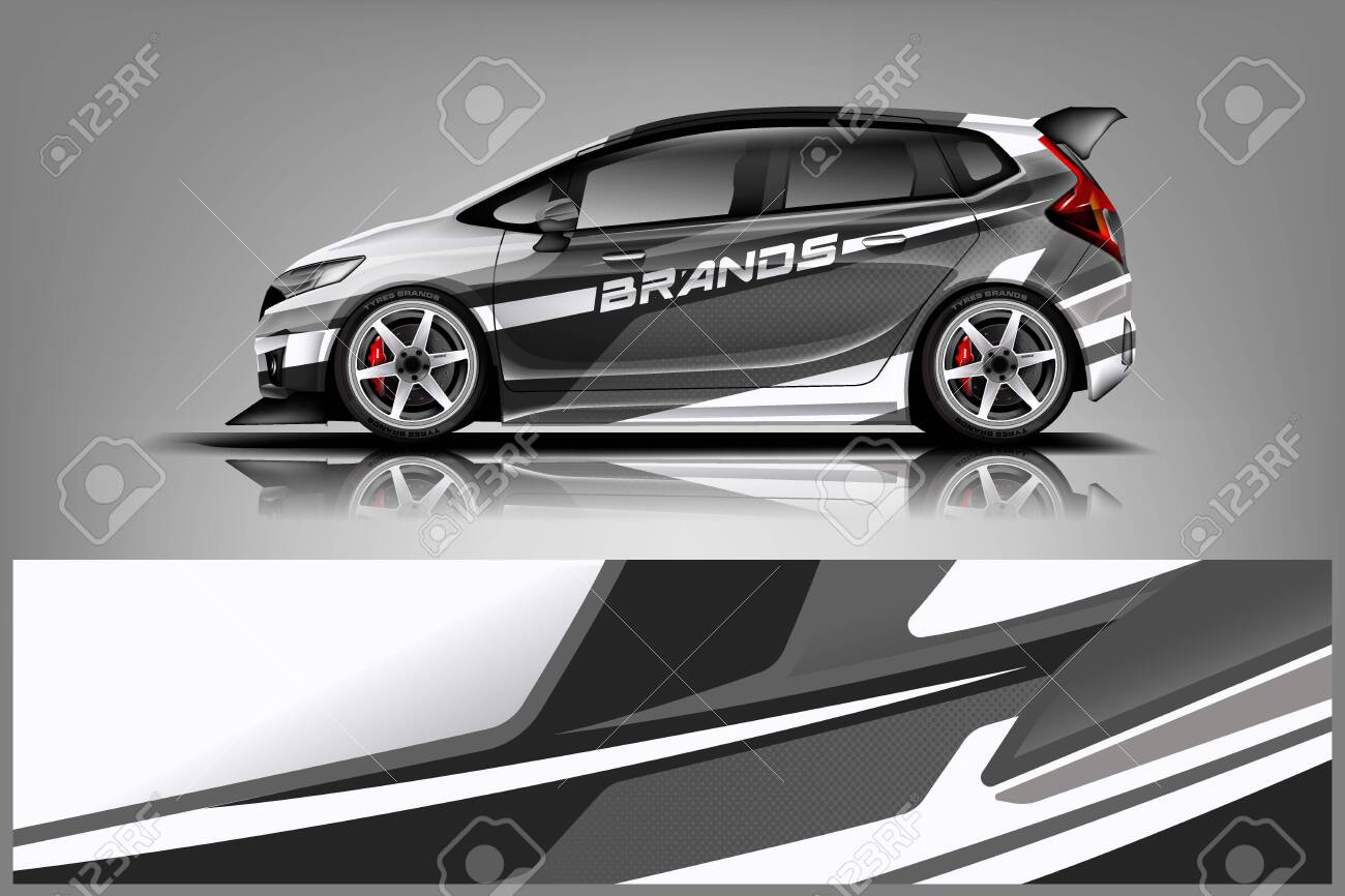 Car decal wrap design vector. Graphic abstract stripe racing background kit designs for vehicle, race car, rally, adventure and livery - Vector - 125574460 Car decal wrap design vector. Graphic abstract stripe racing background kit designs for vehicle, race car, rally, adventure and livery - Vector - 125574460