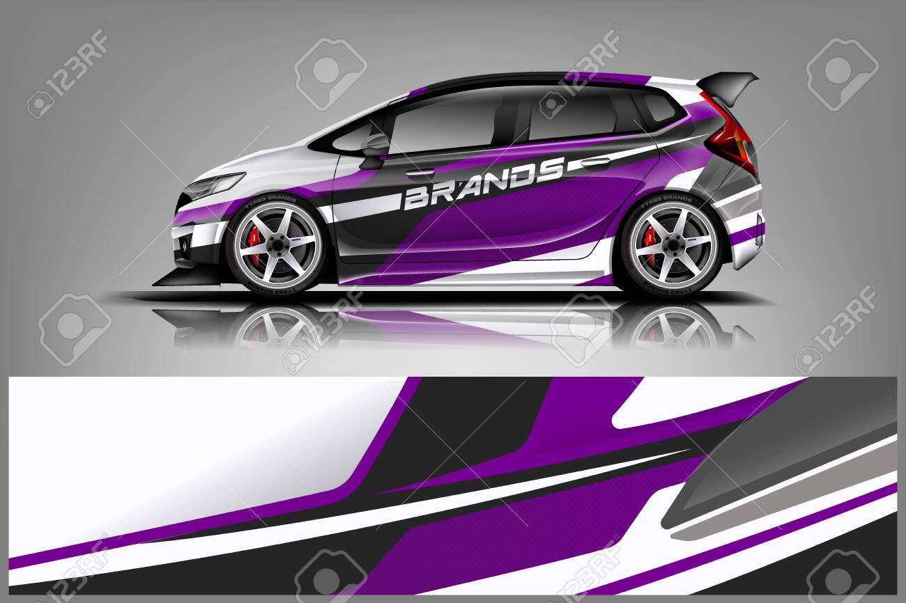 Car decal wrap design vector. Graphic abstract stripe racing background kit designs for vehicle, race car, rally, adventure and livery - Vector - 125574461 Car decal wrap design vector. Graphic abstract stripe racing background kit designs for vehicle, race car, rally, adventure and livery - Vector - 125574461