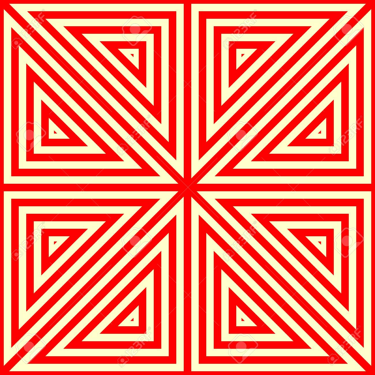 Nahtlose Muster Mit Symmetrischen Geometrischen Ornament Gestreifte Rote Weissen Abstrakten Hintergrund Zusammenfassung Wiederholt Dreiecke Tapete Illustration Lizenzfrei Nutzbare Vektorgrafiken Clip Arts Illustrationen Image 53172216