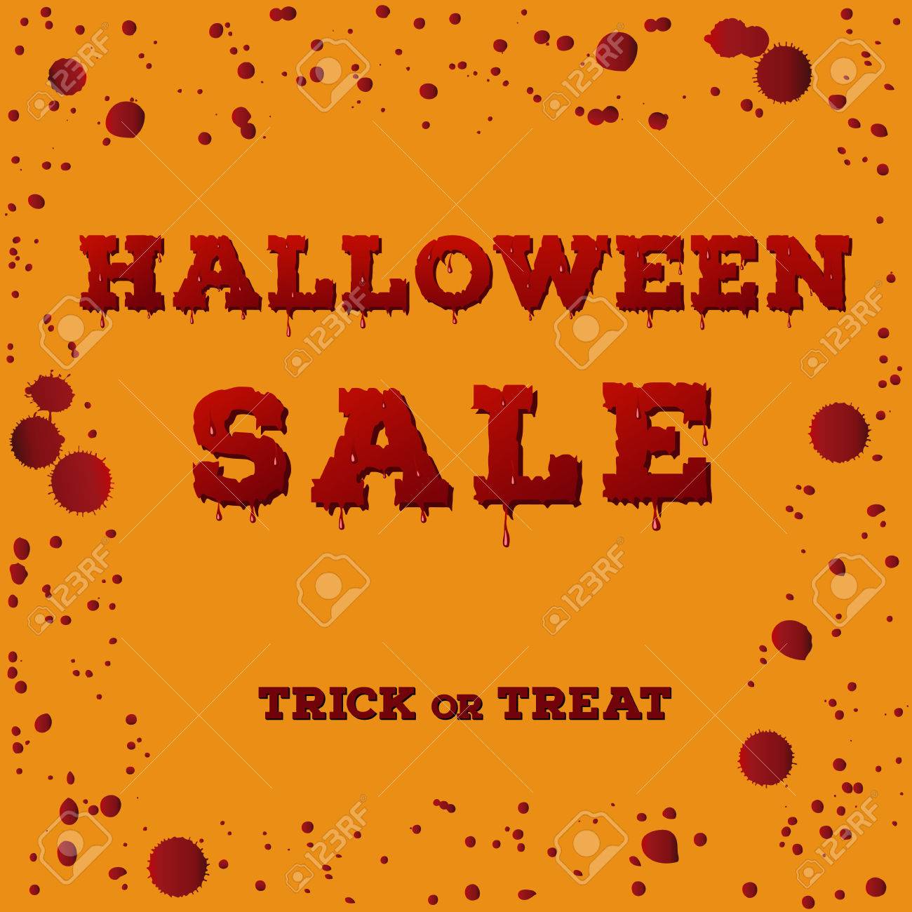halloween sale flyer