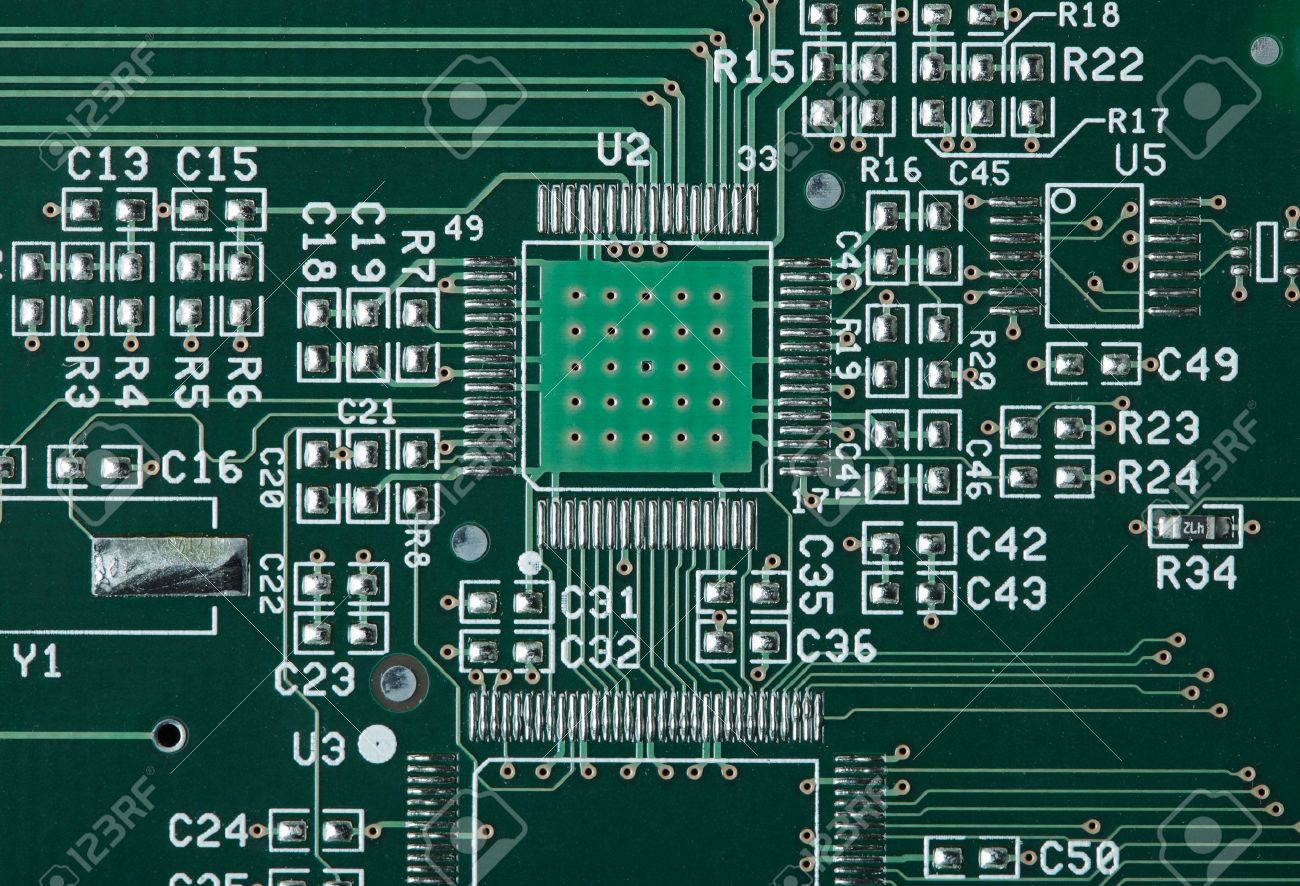 Circuit Board With Empty Slot For Microchip Stock Photo, Picture and  Royalty Free Image. Image 3184921., image size:1300x886