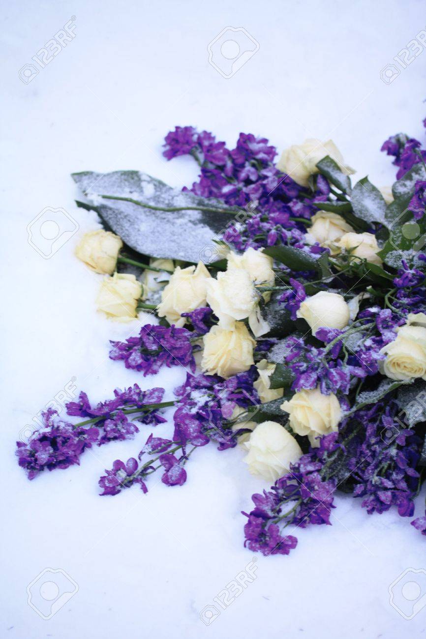 a flower arrangement in