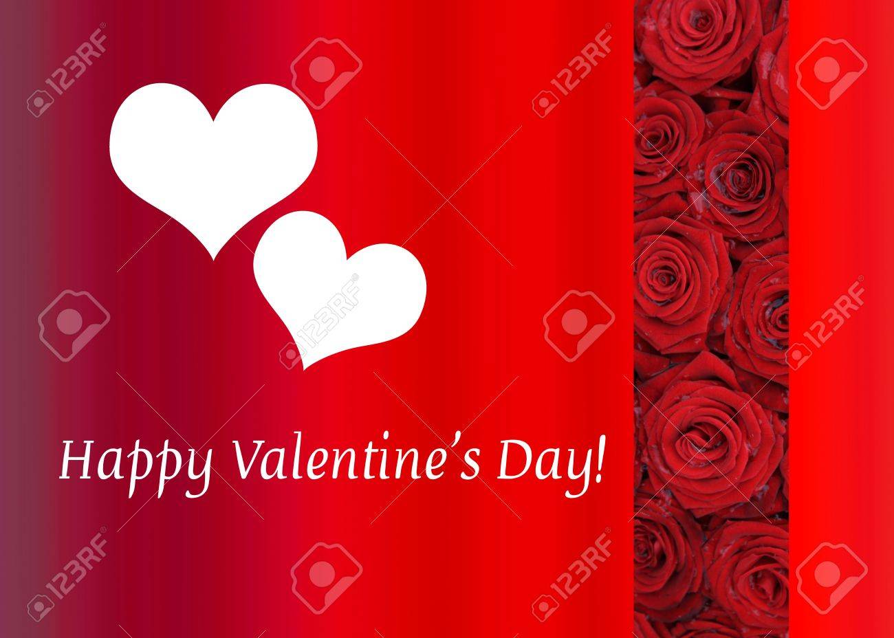 Carte de Saint-Valentin Motif ourson et roses Clintons