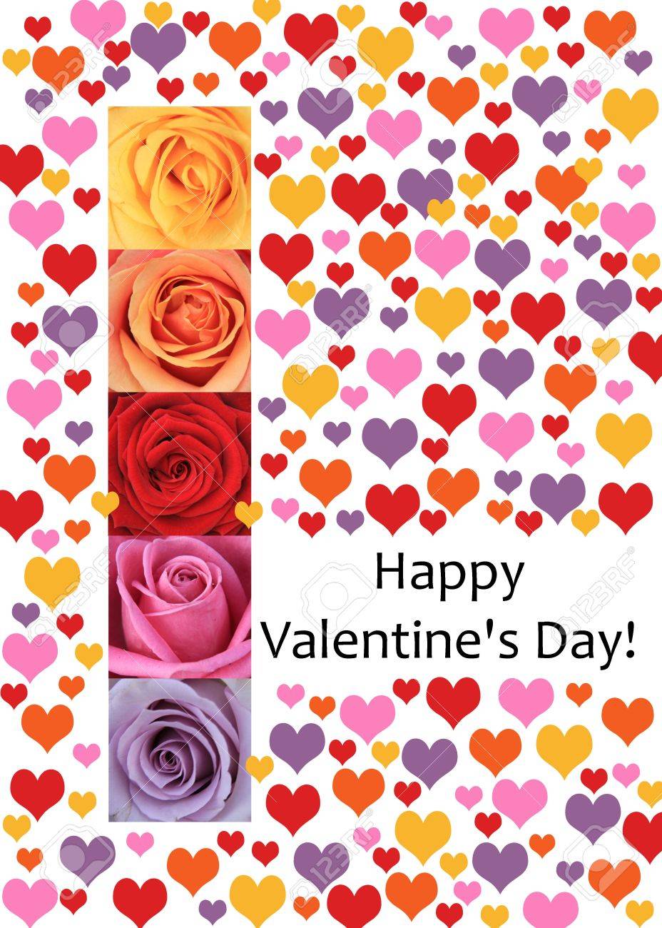 Carte de Saint-Valentin Motif ourson et roses Clintons
