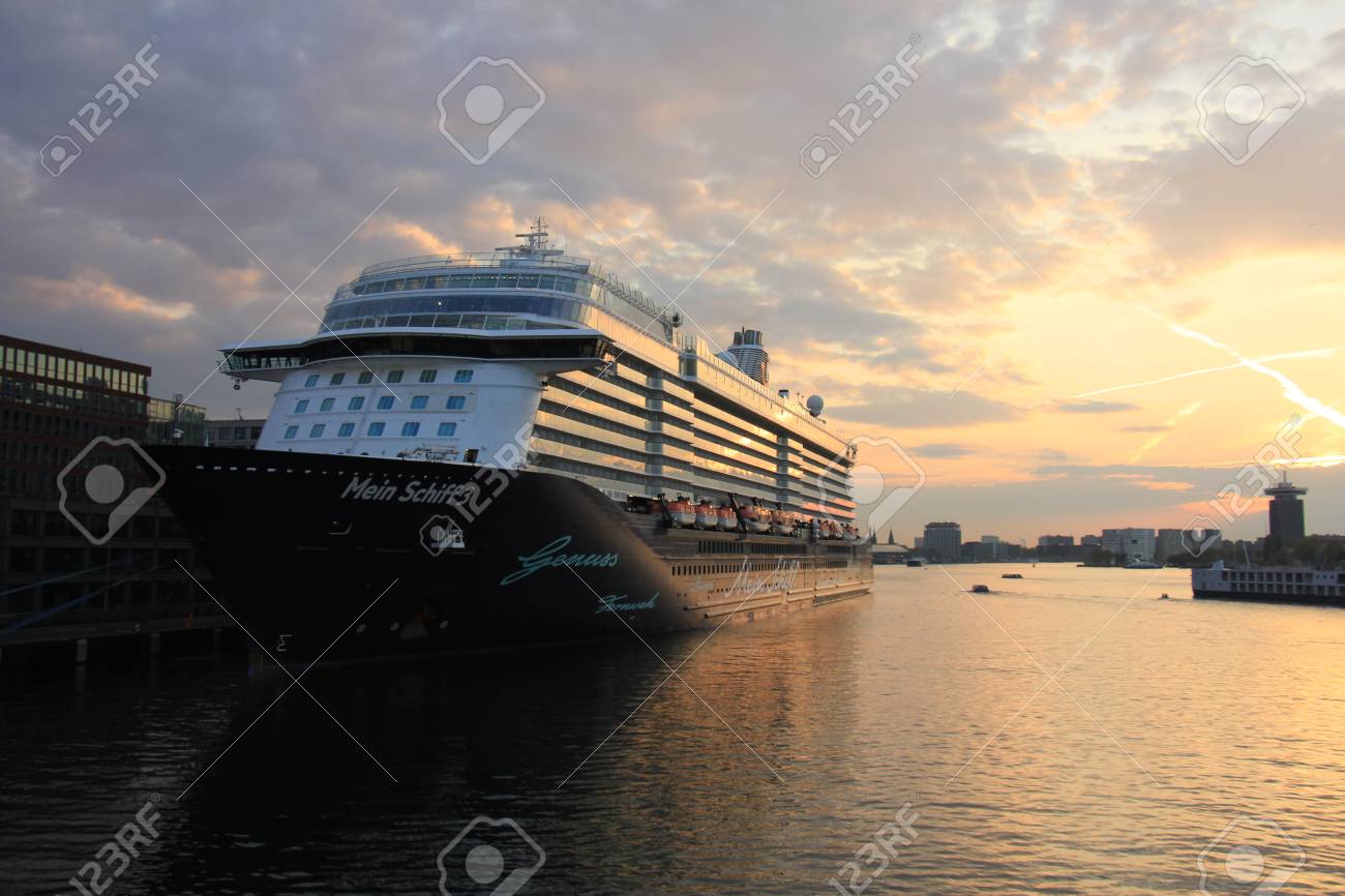 Amsterdam The Netherlands May 11th 2017 Mein Schiff 3 Tui