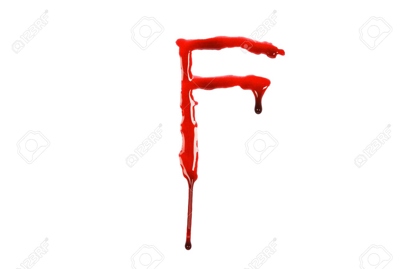 Dripping Blood Fonts The Letter F Stock Picture And Royalty Dripping Blood Fonts The Letter F Stock Picture And Royalty