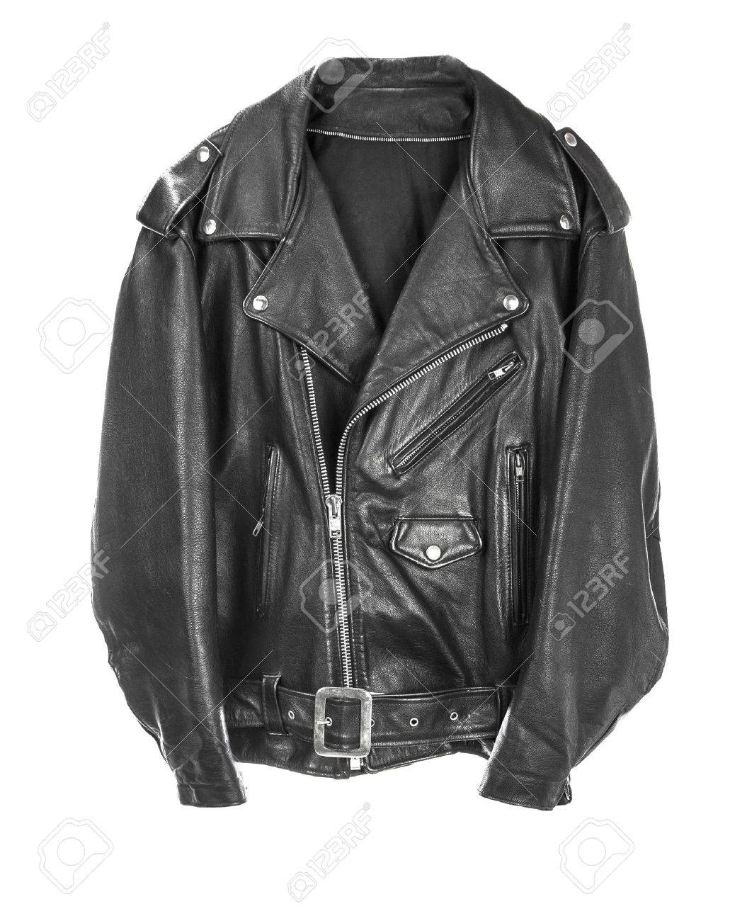 classic biker leather jacket