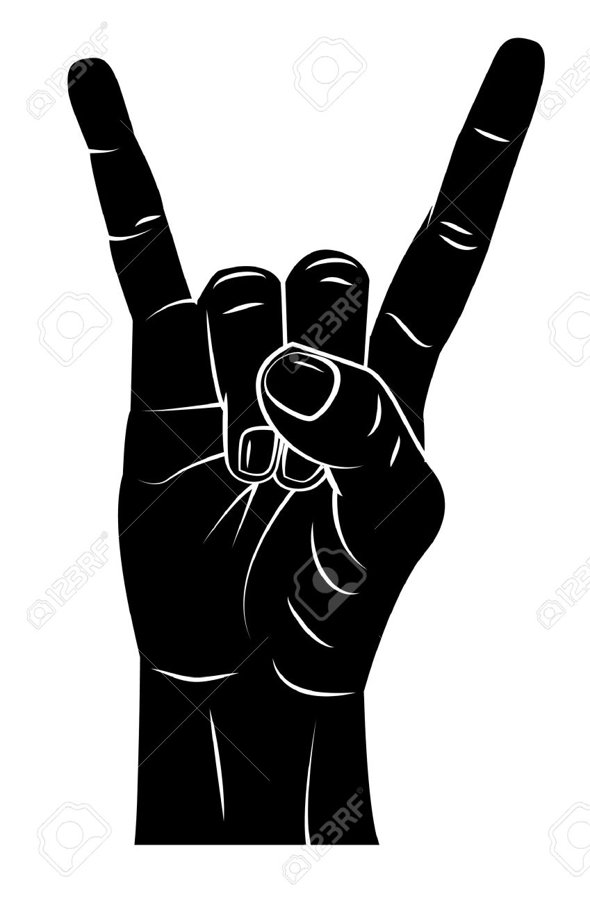 Métal Main Clip Art Libres De Droits , Vecteurs Et Illustration. Image  34321764.