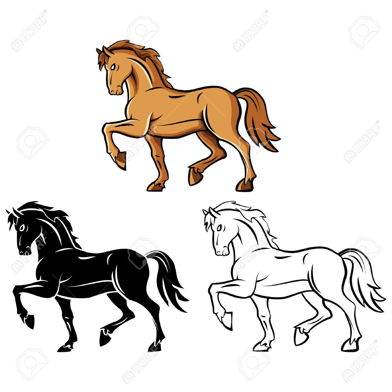 Coloring Book Horse Cartoon Character Royalty Free SVG, Cliparts, Vectors,  and Stock Illustration. Image 37577986., image size:1300x1300