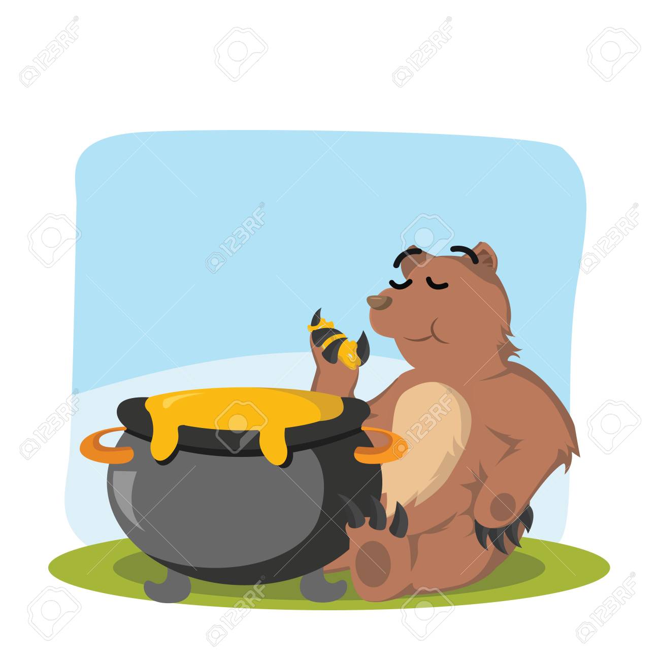 Bar Essen Honig Vektor Illustration Design Lizenzfrei Nutzbare Vektorgrafiken Clip Arts Illustrationen Image 64667833