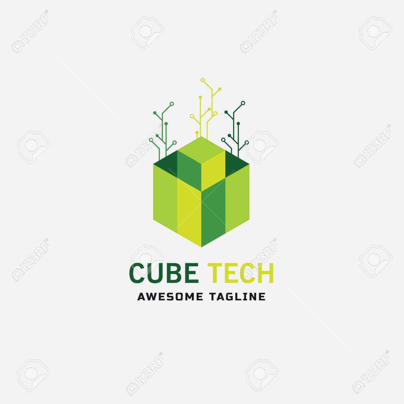 Creative Tech Cube Logo Ideas Tech Cube Logo Design Template Royalty Free Cliparts Vectors And Stock Illustration Image 149891452