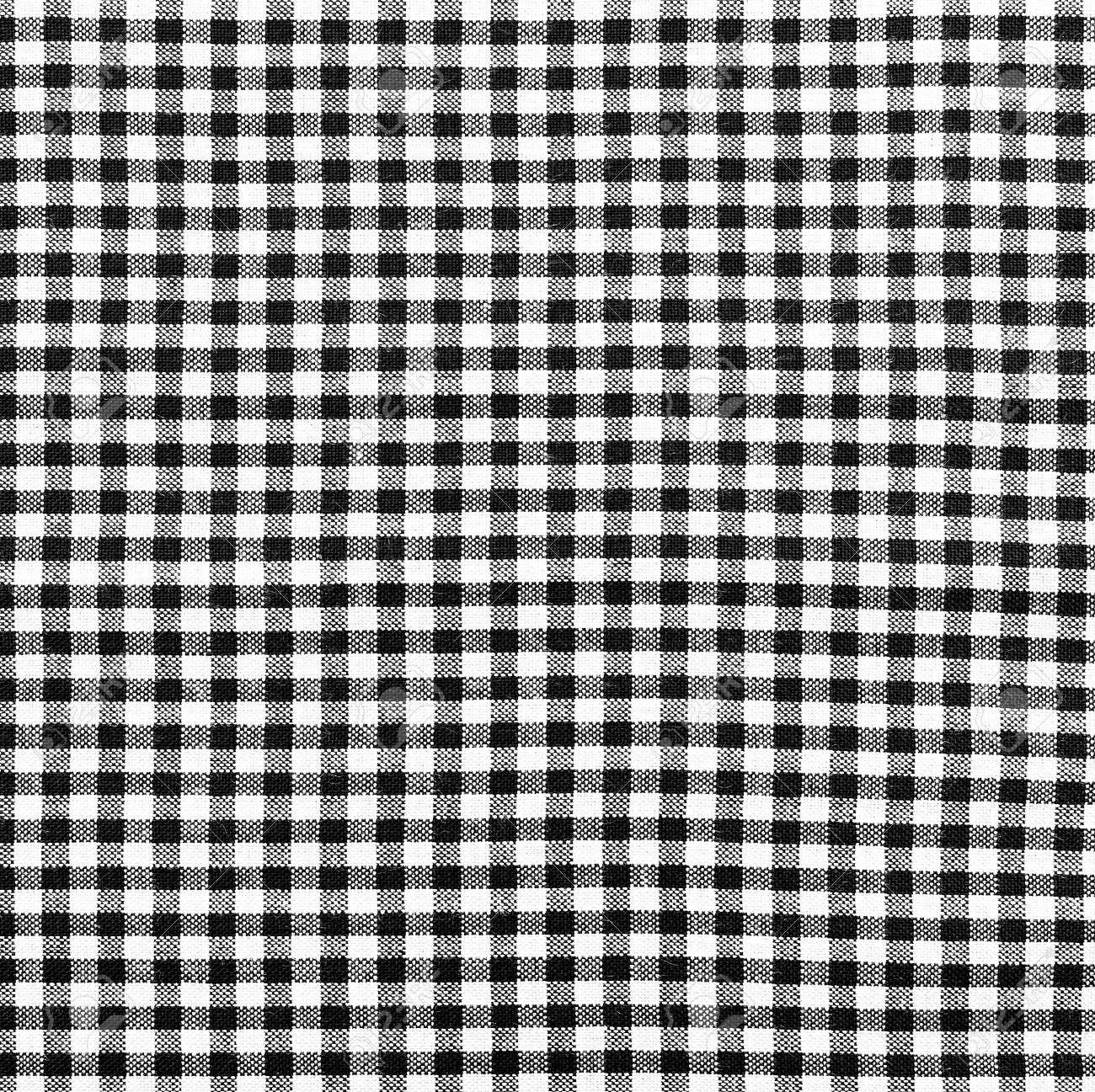 Black-and-white Checkered Cloth As 