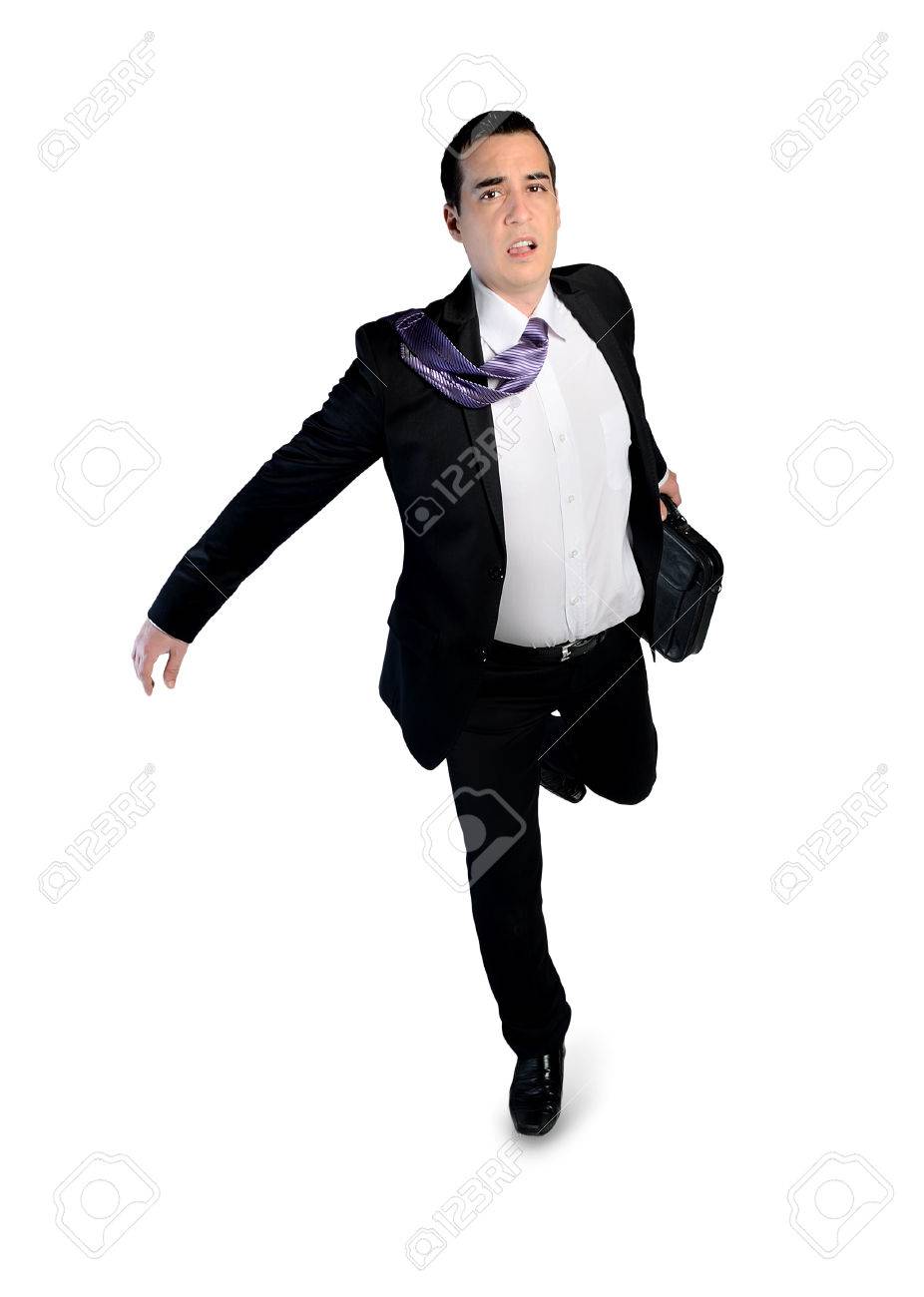 逃げる分離ビジネス男 の写真素材 画像素材 Image