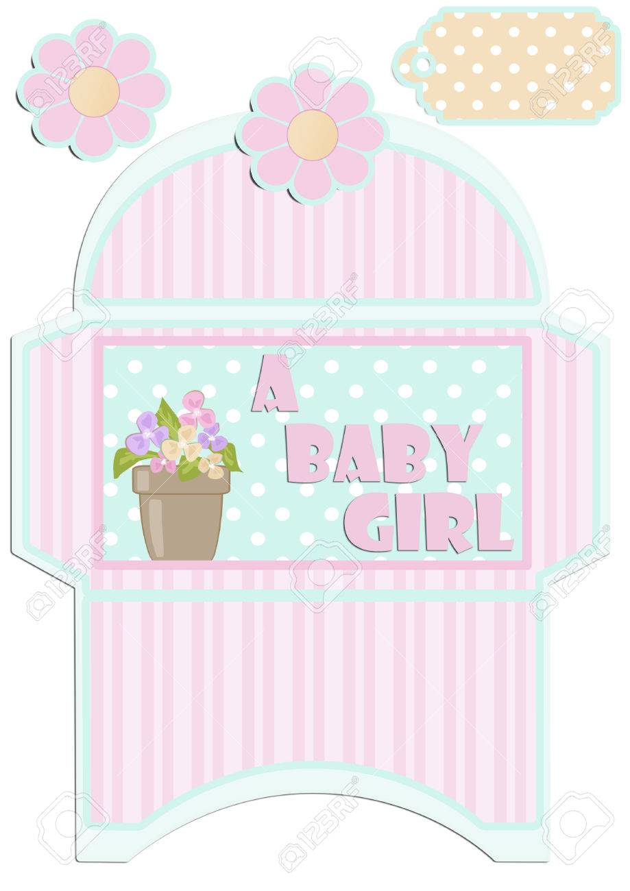paper cut out kids envelope and tag for birthday or baby shower birthday envelope
