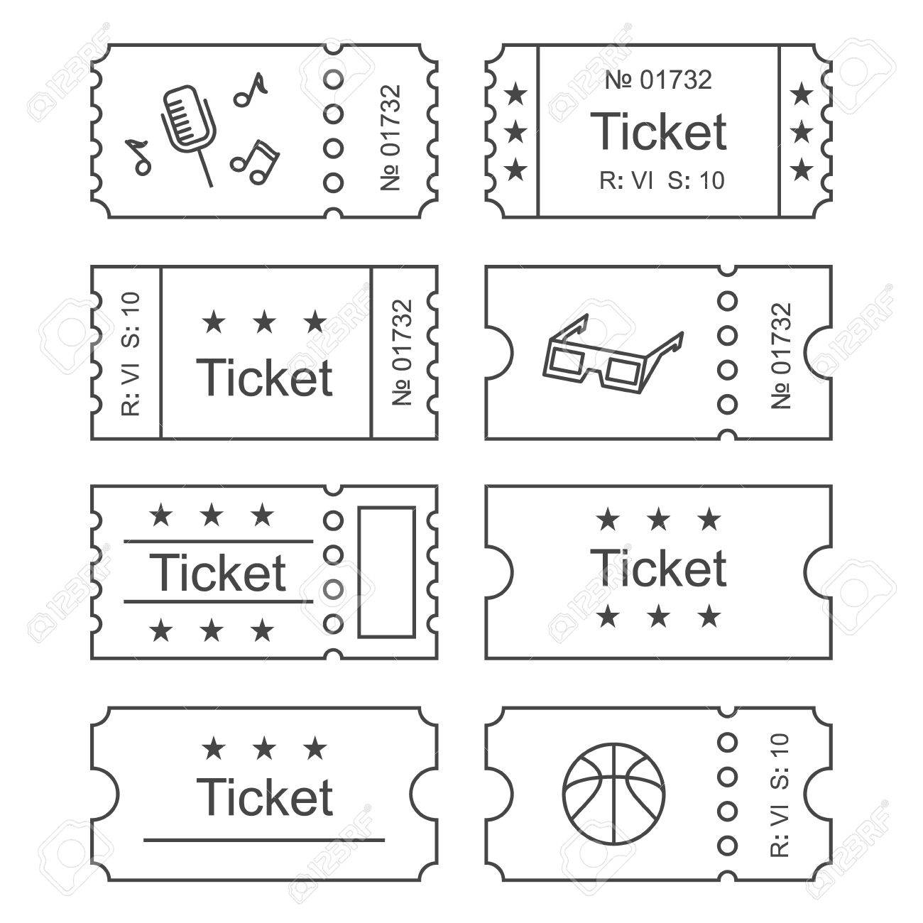 ticket outline