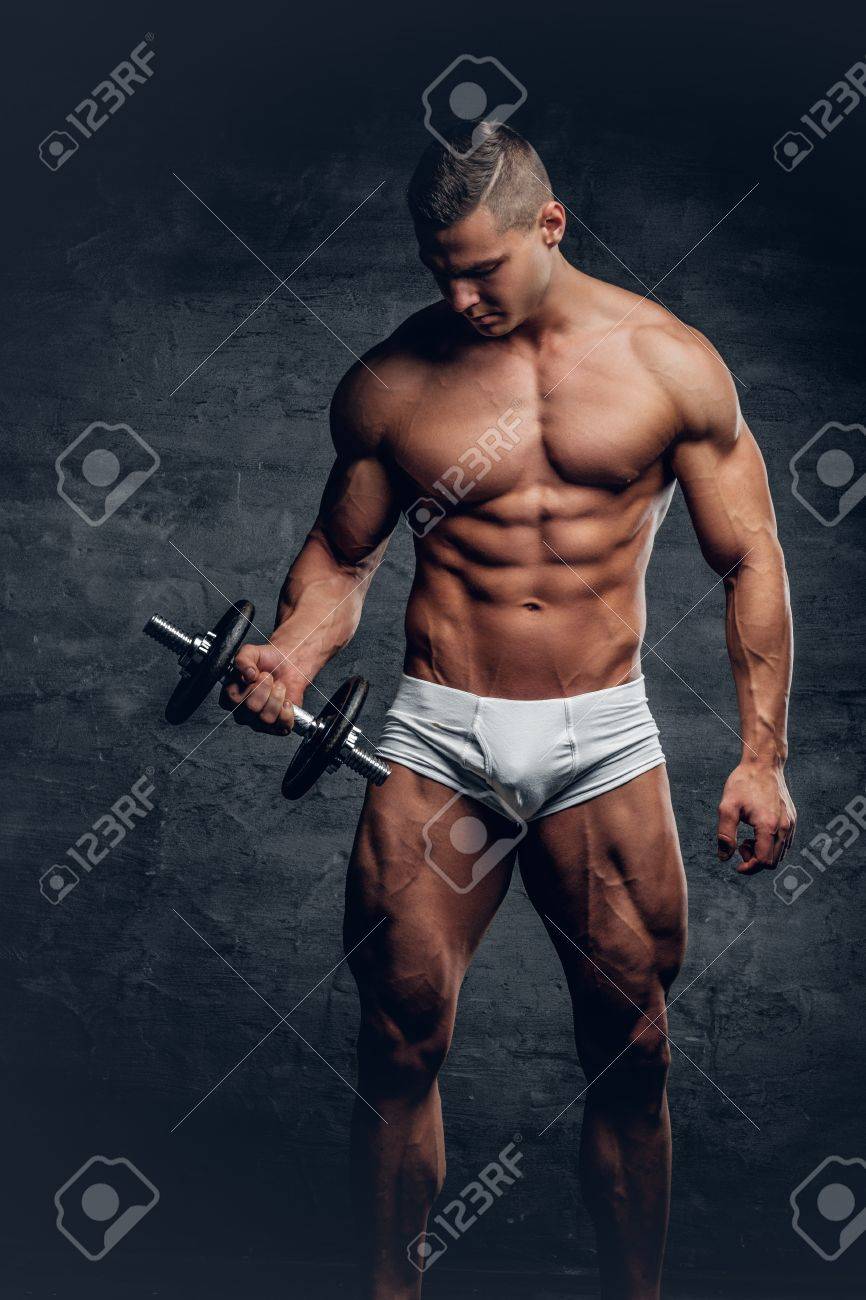 Hombre Musculoso Chicos Guapos En Traje De BaÃ±o Hombres En Boxer