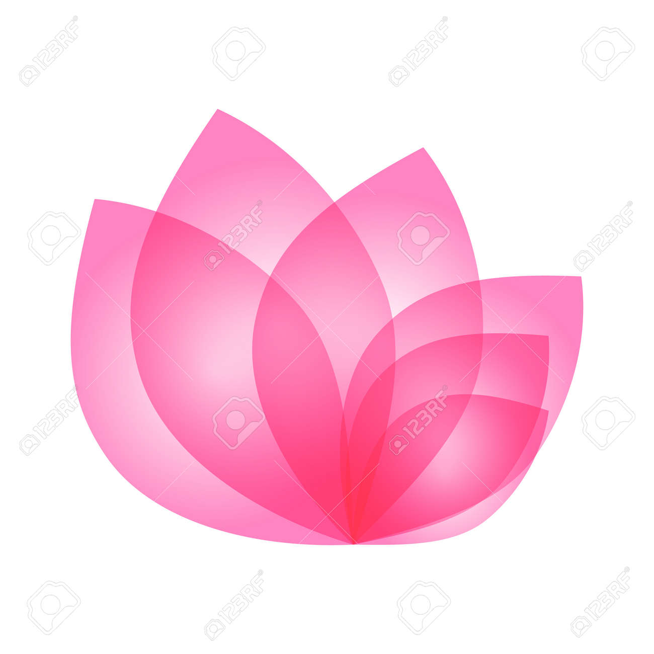 Flower Symbol Abstract Beauty Salon Cosmetics Brand Style. Lotus Leaves  Logotype Design. Luxury Fashion Template. Stock Photo, Picture and Royalty  Free Image. Image 170517816., image size:1300x1300