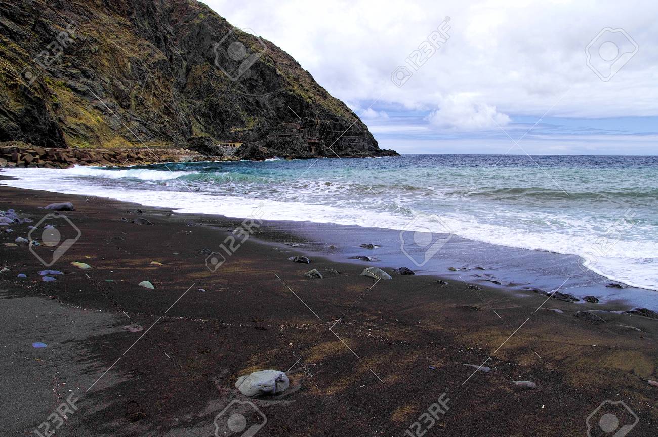 The Beach Near Castillo Del Mar La Gomera Canary Spain