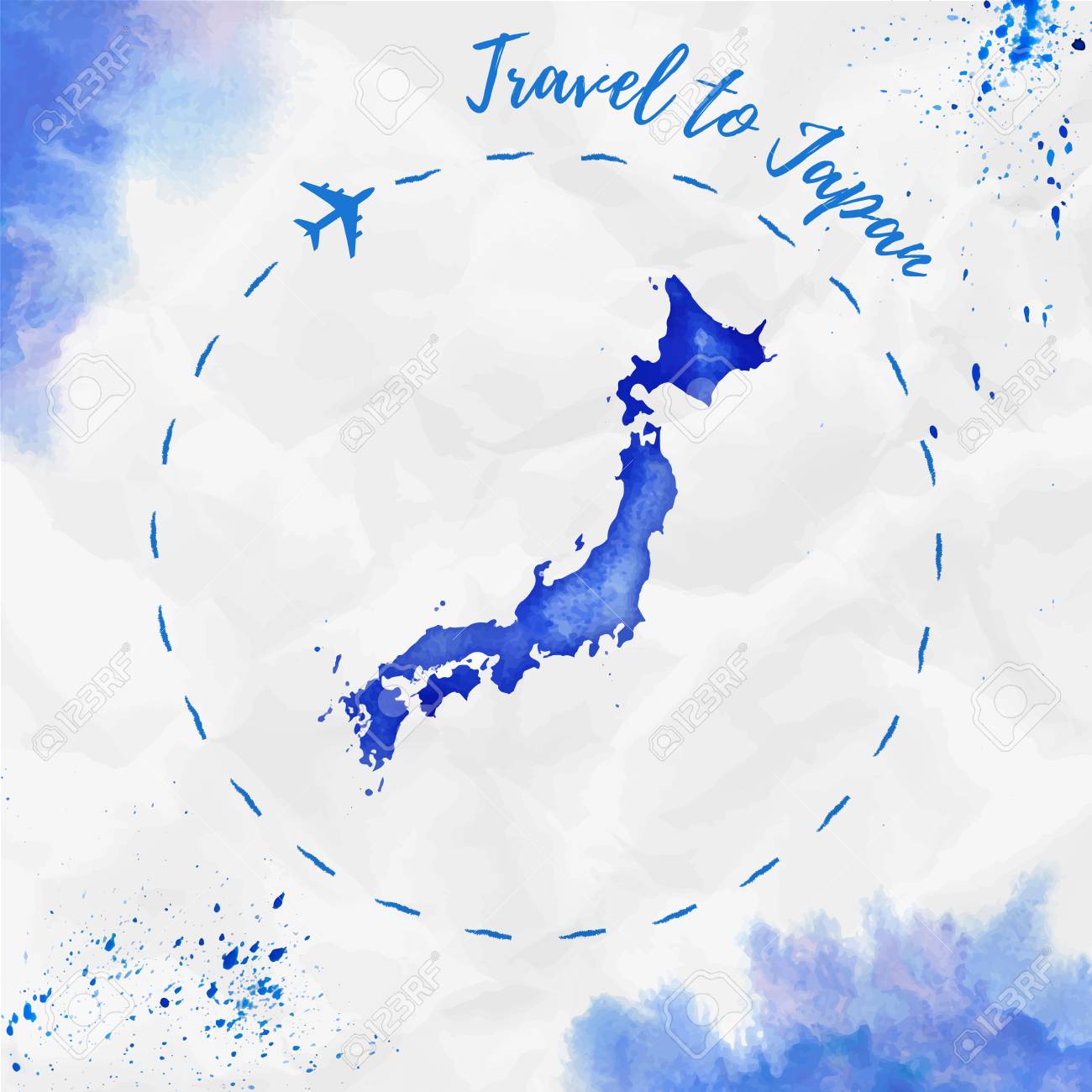 日本水彩マップ青の色 日本飛行機トレースと手塗りの水彩日本地図ポスターしわくちゃの紙に旅行します ベクトルの図 のイラスト素材 ベクタ Image 日本水彩マップ青の色 日本飛行機トレースと手塗りの水彩日本地図ポスターしわくちゃの紙に旅行します ベクトルの図 のイラスト素材 ベクタ Image