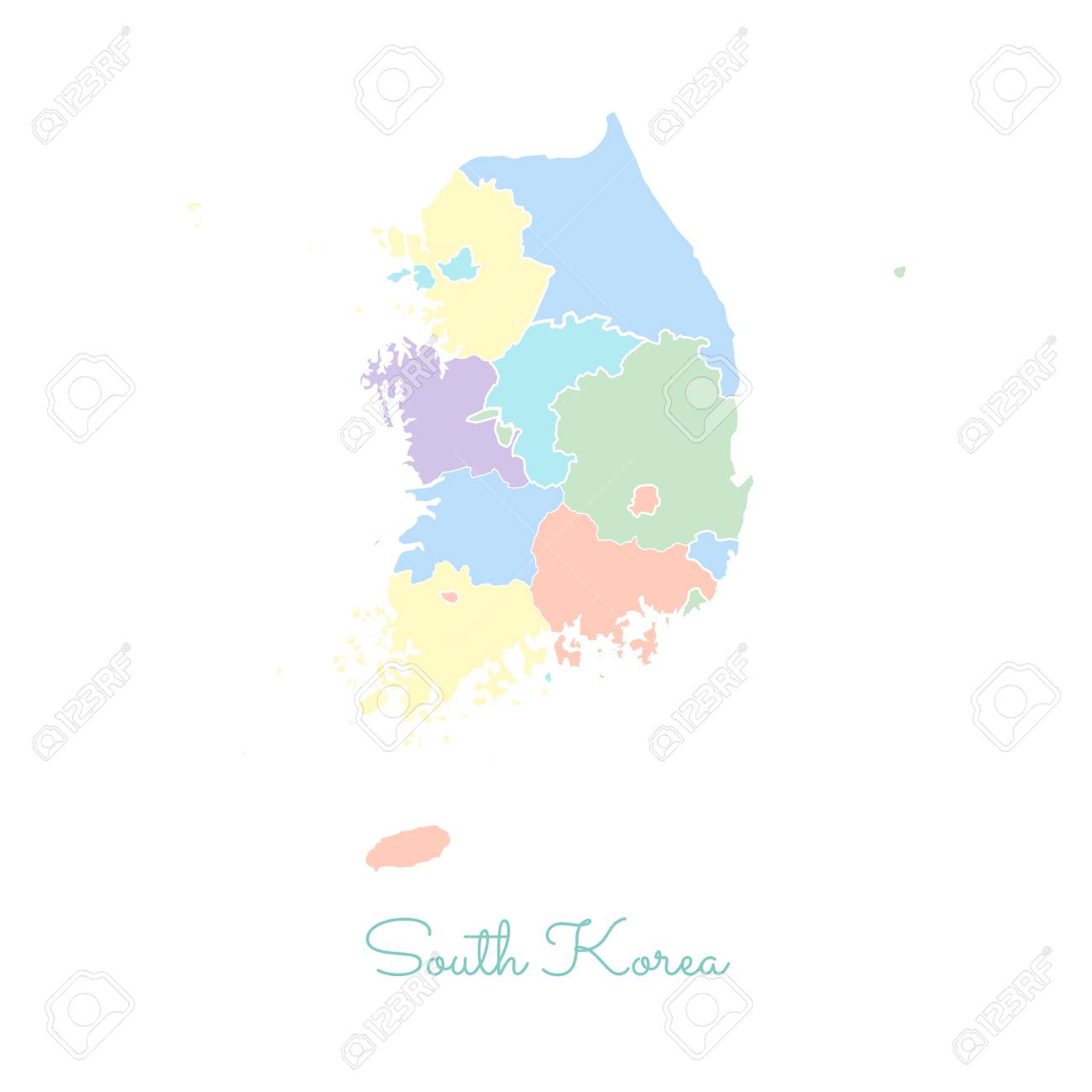 韓国地域マップ 白い輪郭でカラフル 韓国地域の詳細な地図 ベクトルイラスト のイラスト素材 ベクタ Image 韓国地域マップ 白い輪郭でカラフル 韓国地域の詳細な地図 ベクトルイラスト のイラスト素材 ベクタ Image