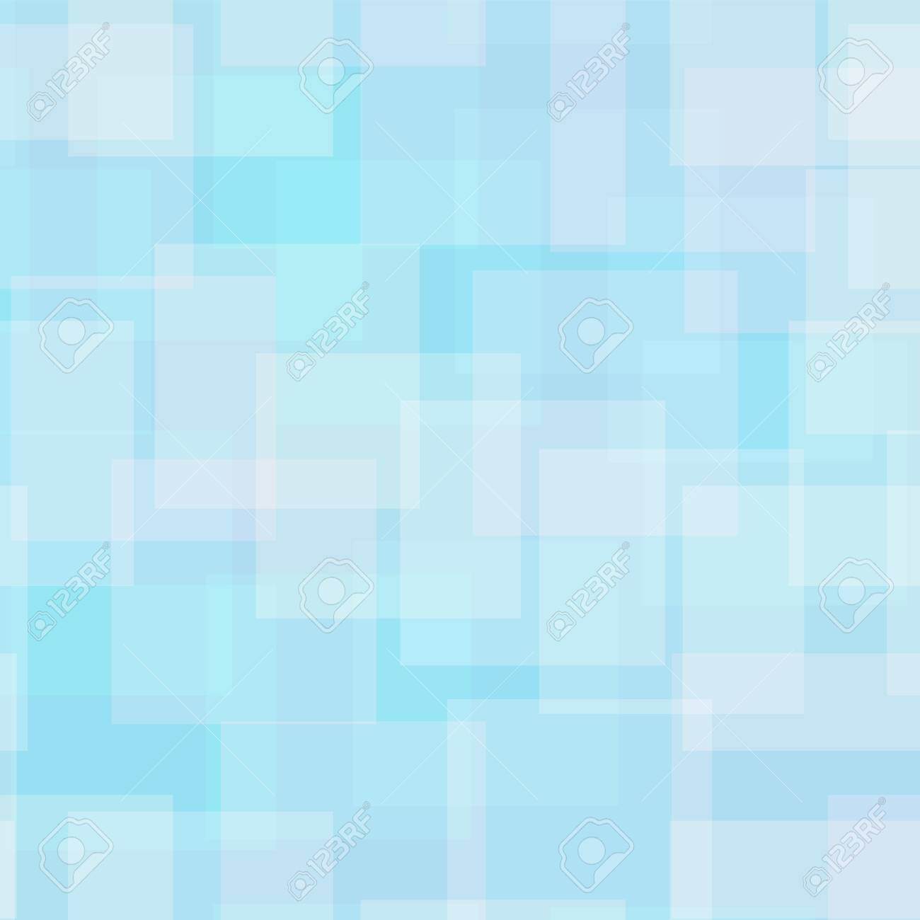 Abstract Squares Pattern Light Blue Geometric Background