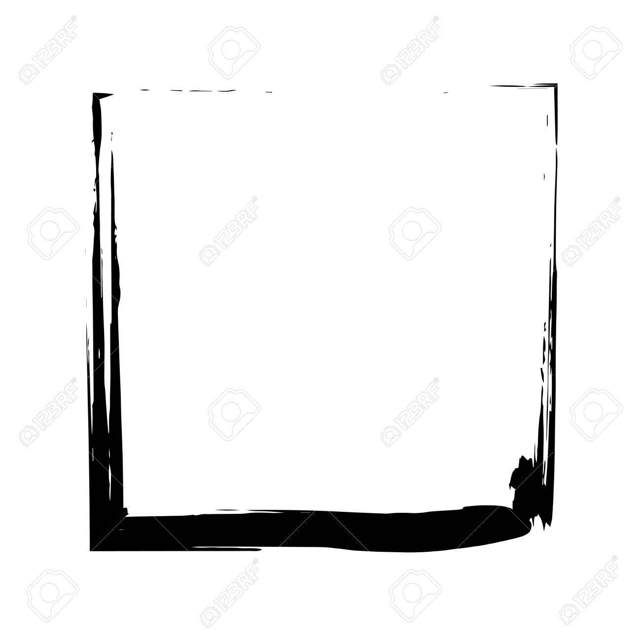 square frame brush vector grunge paint watercolour ink vector royalty free cliparts vectors and stock illustration image 56326411 123rf com