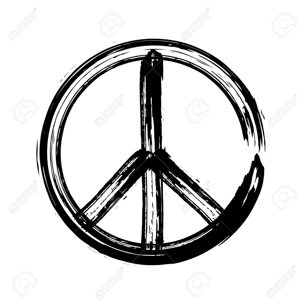 peace symbol icon vector