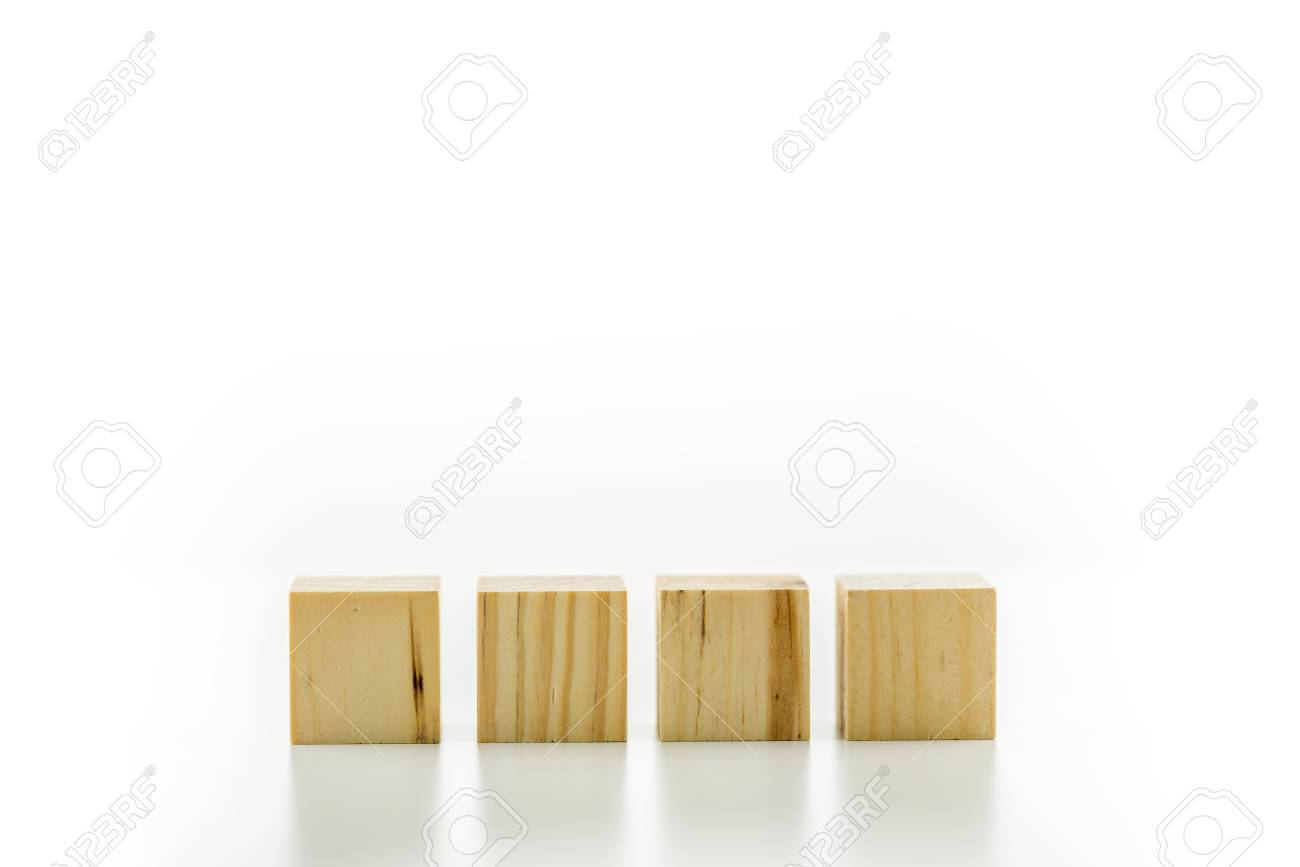 blank wooden blocks
